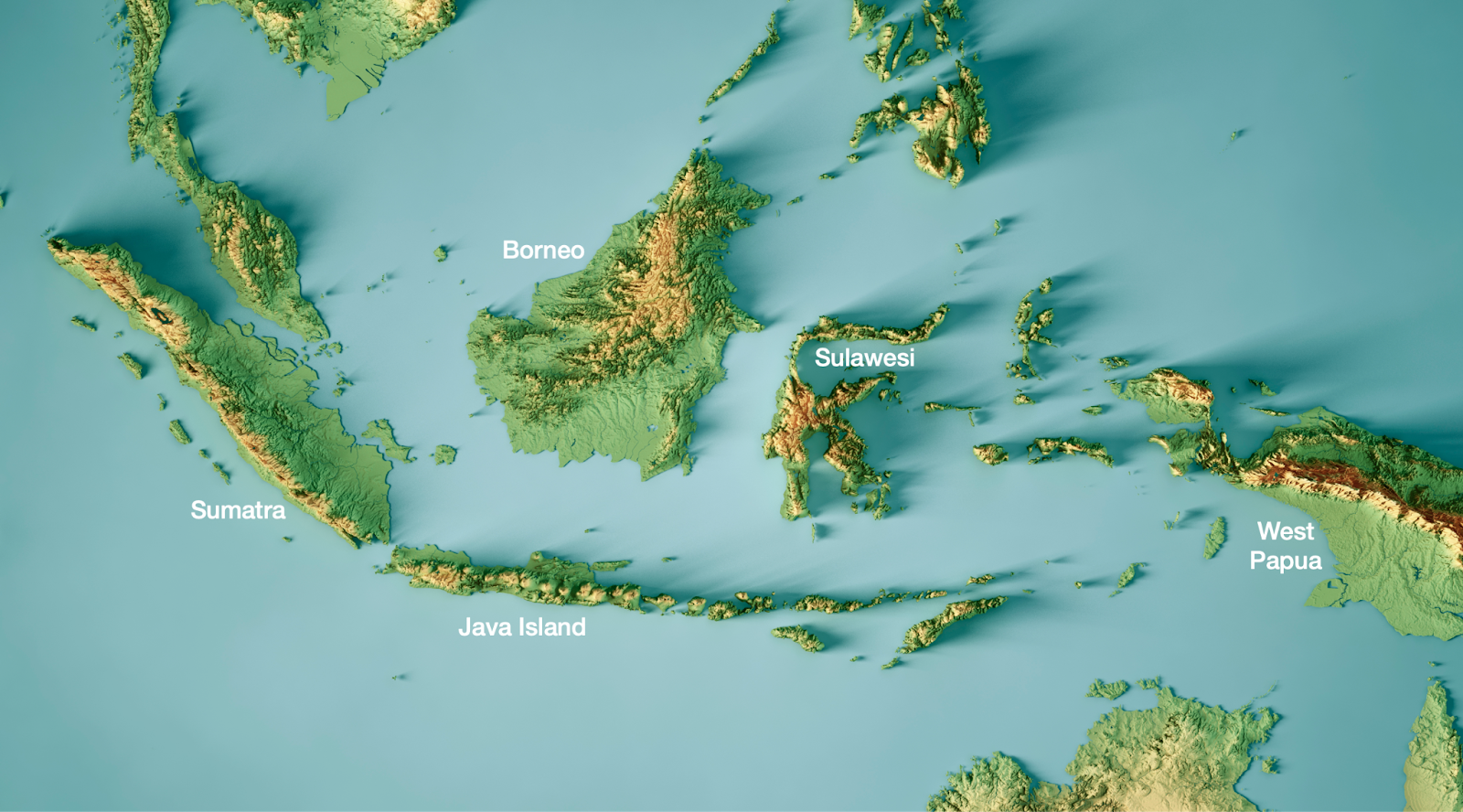 Java Island Map